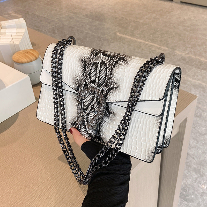 Animal Printed Chain Bag