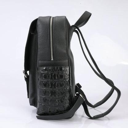 Bolso de piel de hueso de cocodrilo