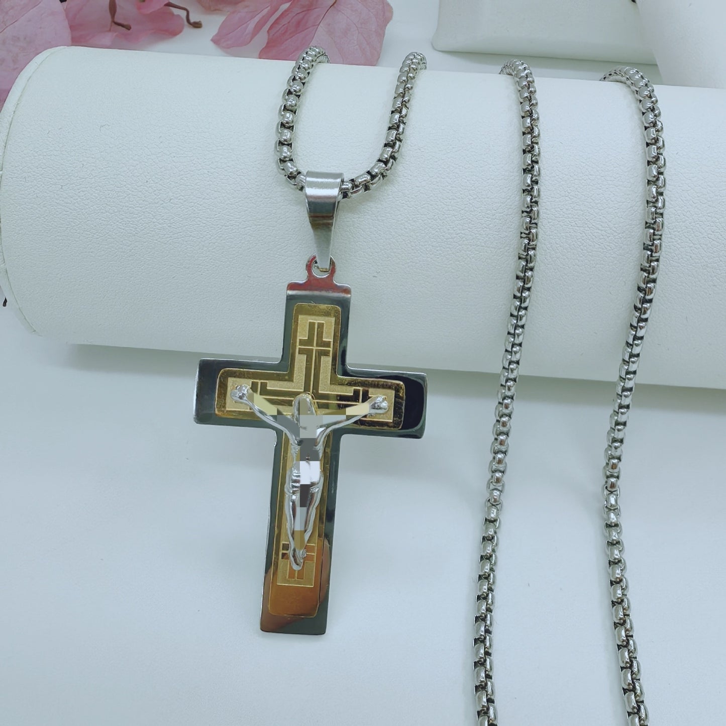 Joyería colgante de acero inoxidable para hombre con personalidad de moda y tendencia europea y americana
