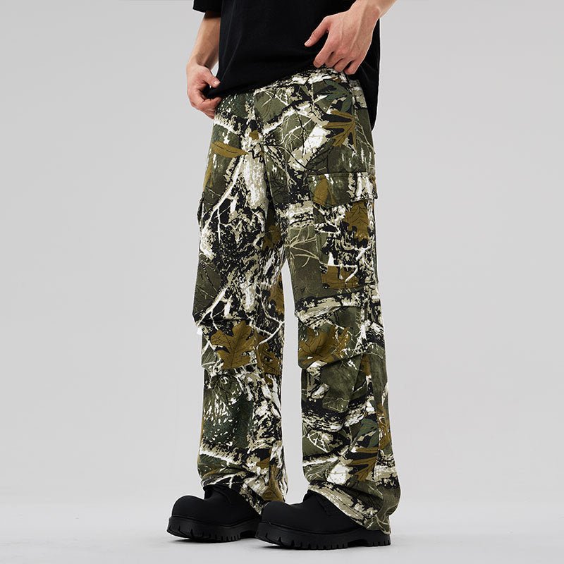New American Camouflage Cargo Pants Men - BAGMODA