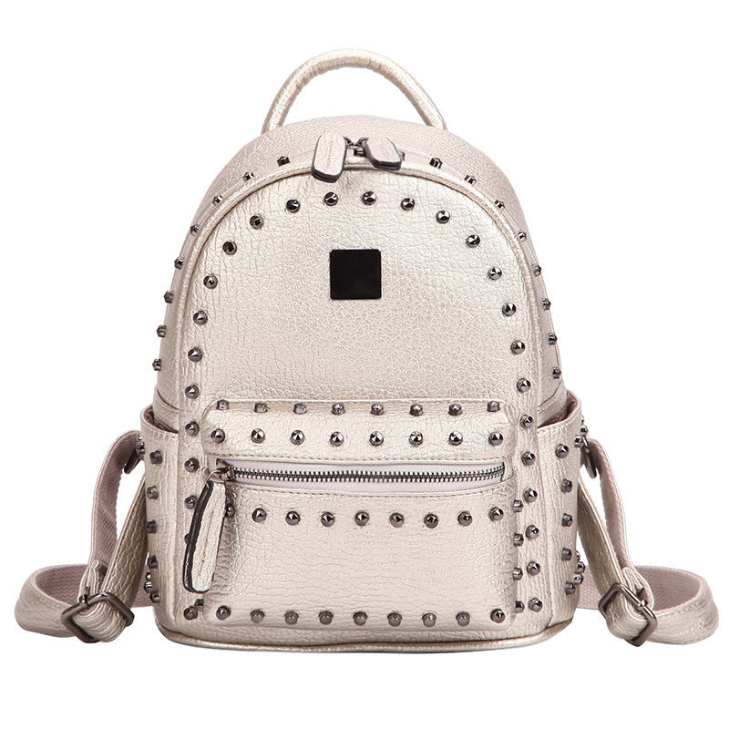 LuxeBolt Rivet Backpack