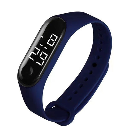 Reloj electrónico táctil impermeable para niños con LED deportivo para natación