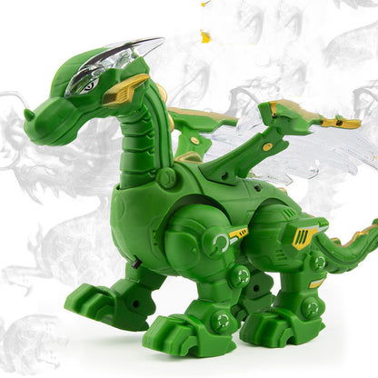 Elektrisches Spray Mechanisches Dinosaurier-Spielzeugmodell Multifunktionales Sound- und Lichtspielzeug