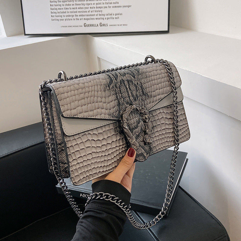 Animal Printed Chain Bag