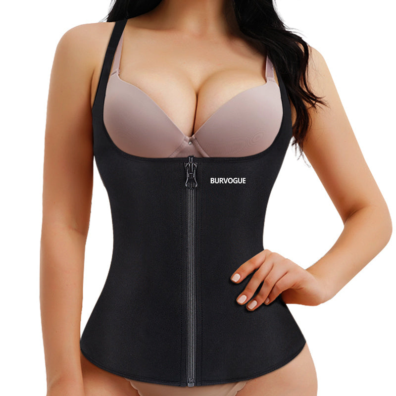 Burvogue Taillentrainer Korsett Unterbrust Shapewear Latex Body