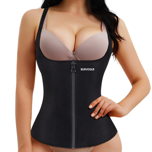 Burvogue Taillentrainer Korsett Unterbrust Shapewear Latex Body