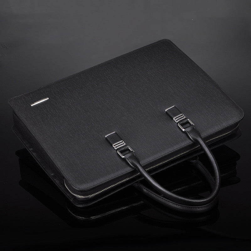 Maletín de negocios con cerradura de combinación y múltiples compartimentos para hombre