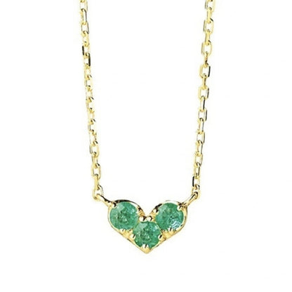 Collar con piedras de nacimiento de amor de enero a diciembre (Nicho)