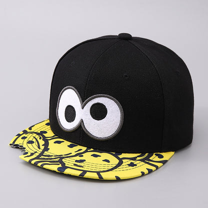 Gorra de béisbol de ala plana con esquinas faltantes, ideal para hombres y mujeres, para deportes al aire libre y a prueba de sol.