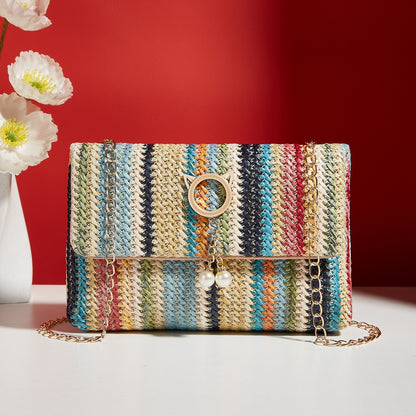 Charming Korean Straw Crossbody - BAGMODA