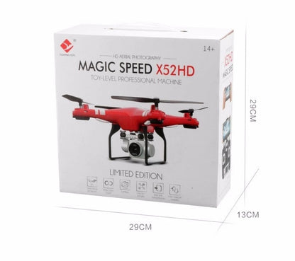 Dron RC X52 con retención de altitud, cámara HD de 1080P y 5 MP, cuadricóptero RC, 2 MP, Wi-Fi, frente al Phantom 3 estándar, Syma X8HG