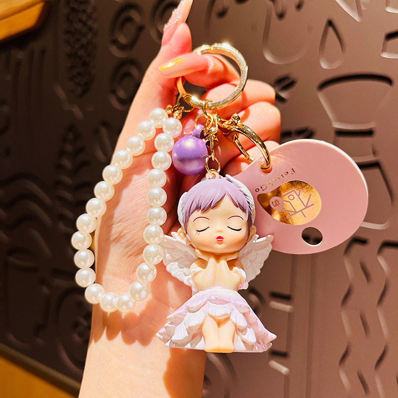 Internet Celebrity Guardian Bella Cute Girl Car Key Ring