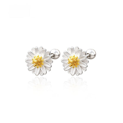 S999 Silber Mori Fashion Kleine Ohrstecker für Frauen