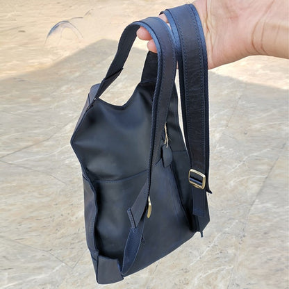 VintageCraft Rucksack aus Pferdeleder