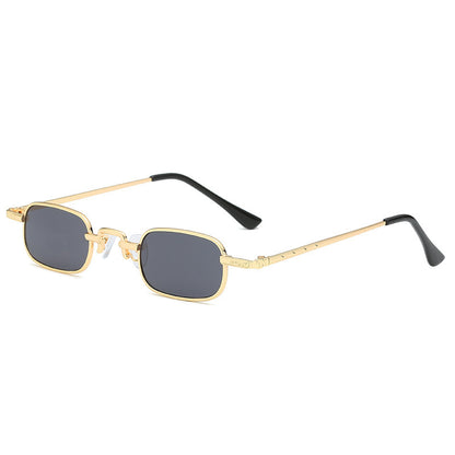 Quadratische Sonnenbrille mit kleinem Rahmen für Herren und Damen