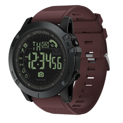 Reloj electrónico redondo resistente al agua con contador de pasos y llamadas para deportes de fitness