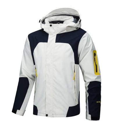 Shelljacke Herrenjacke Dünn Winddicht Wasserdicht Kapuzenmantel Outdoor