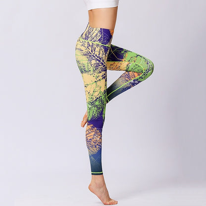 Pantalones de yoga de marca original para mujer con estampado personalizado