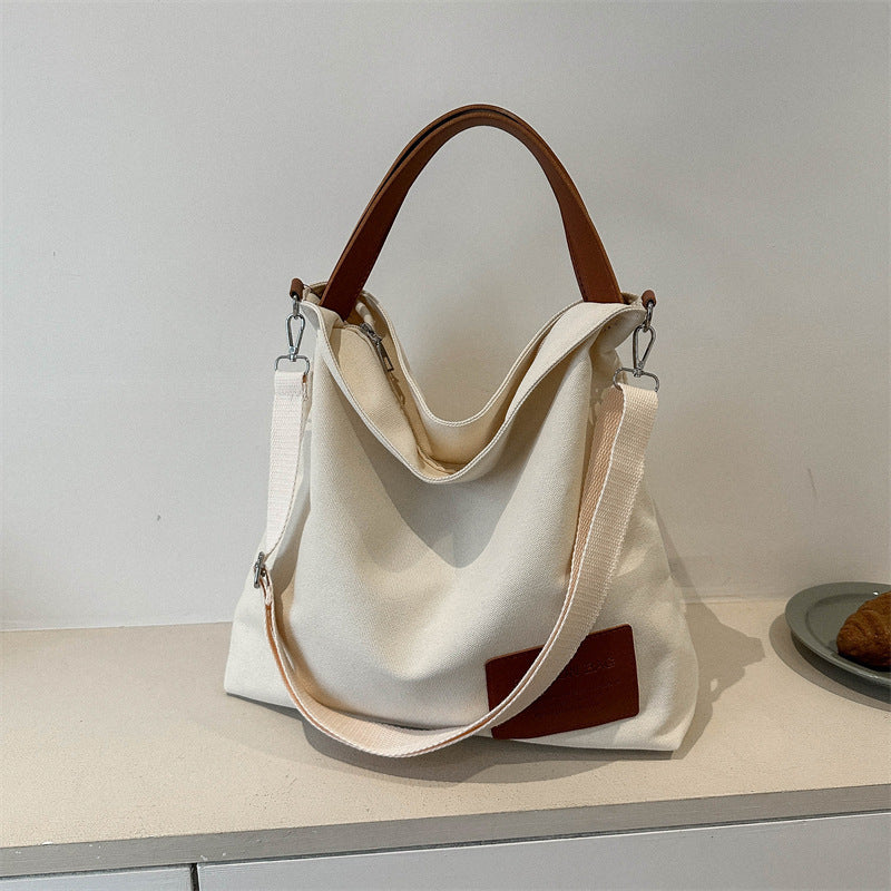 Timeless Canvas Shoulder Tote