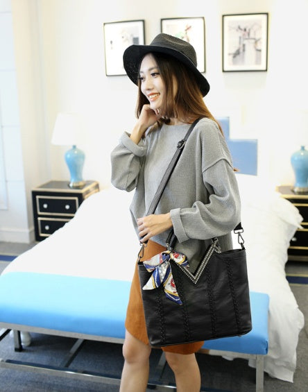 new bag handbag fashion handbag leisure tide retro Europe single shoulder bag lady bag