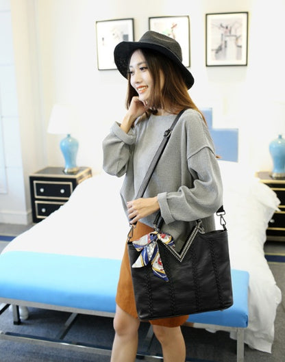 Bolso de hombro único estilo retro europeo de ocio