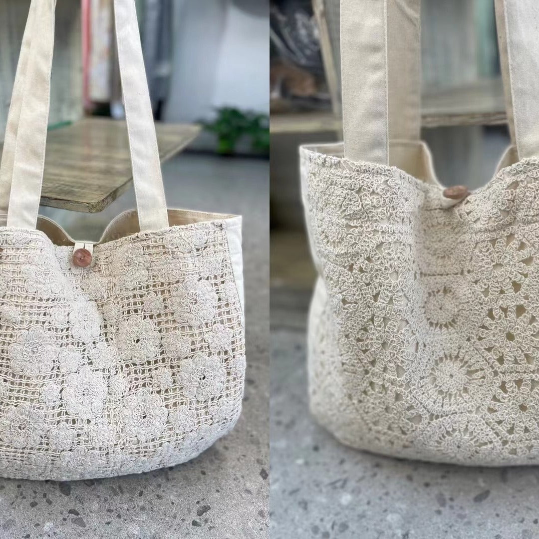 Summer Jacquard Tote Bag