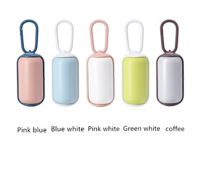 Dispensador portátil de bolsas de basura para gatos y perros