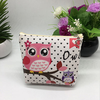 Damen Kinder Student Brieftasche Münztasche Aufbewahrungstasche PU Tasche