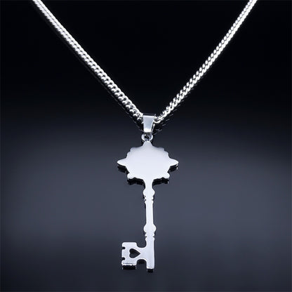 Dije de collar con cruz en forma de llave de moda Chaotian