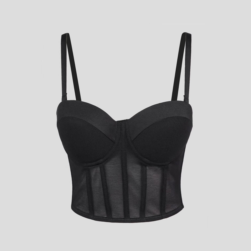 Mesh Breathable Inner Layer and Multi-Dopamine Sexy Strapless