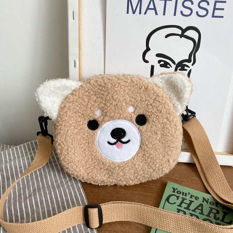 CozyCircle Plush Shoulder Bag