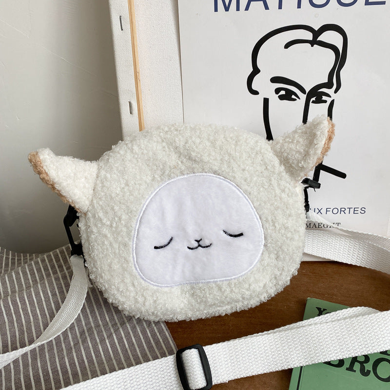 CozyCircle Plush Shoulder Bag