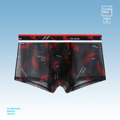 Mesh Ultra-thin Breathable Men's Boxer Shorts