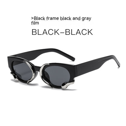 Nuevas gafas de sol con diseño de serpiente a prueba de sol para mujer