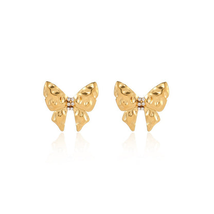 Pendientes de lazo de moda con diseño europeo y americano