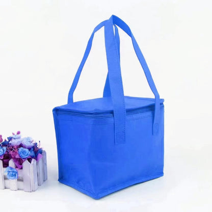 Bolsa de almuerzo portátil con aislamiento, porta bebidas, bolsas térmicas, bolsa de entrega de alimentos