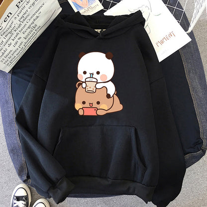 Bubu und Dudu Hoodies für Frauen Ästhetische Grafik Spaß Kawaii