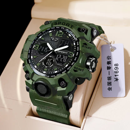 Reloj de Comercio Exterior, Tecnología Negra, Estudiante de Secundaria, Moderno, Deportivo, Luminoso, para Niños, Reloj Electrónico Transfronterizo