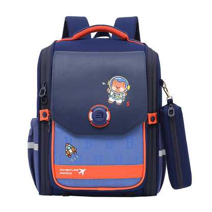 One Piece Dropshipping Grundschüler Schultasche Jungen und Mädchen Entlastung Wirbelsäulenschutz