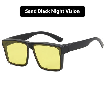 Gafas de sol polarizadas para hombres y mujeres que pueden usar gafas para miopía