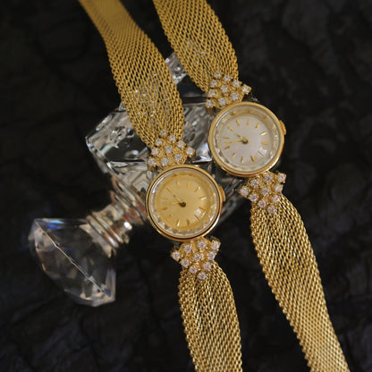 Joyería Relojes Vintage Reloj de Cuarzo con Diamantes Kaleidoscope para Mujer