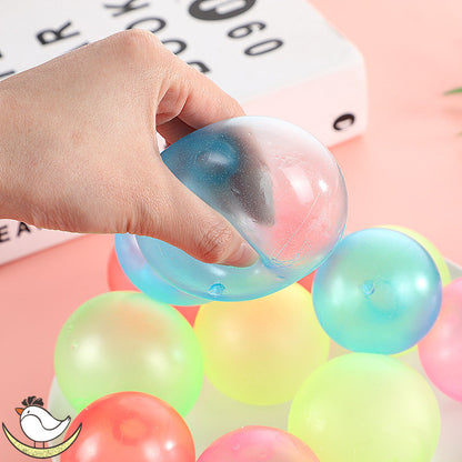 Bolas adhesivas luminosas para pared, juegos de fiesta en casa, juguetes novedosos que brillan en la oscuridad, juguete de descompresión para apretar.