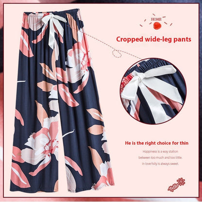 40 Baumwolle Seide Pyjama Hose Sommer Frauen