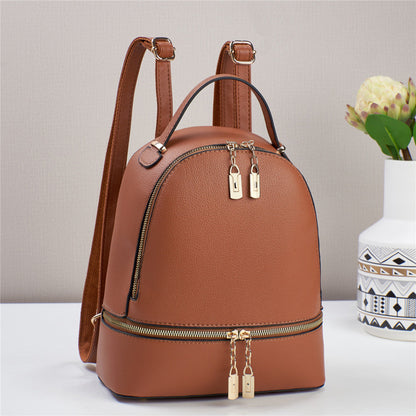Reisetasche aus weichem Leder mit großem Fassungsvermögen