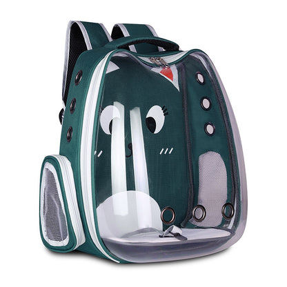 Suministros para mascotas Mochila para mascotas Bolsa de espacio conveniente para mascotas Bolsa de hombro transpirable Bolsa para gatos Bolsa para perros