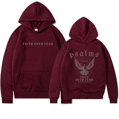 Hoodie Bibel Schrift Muster Girly Style Sweatshirt