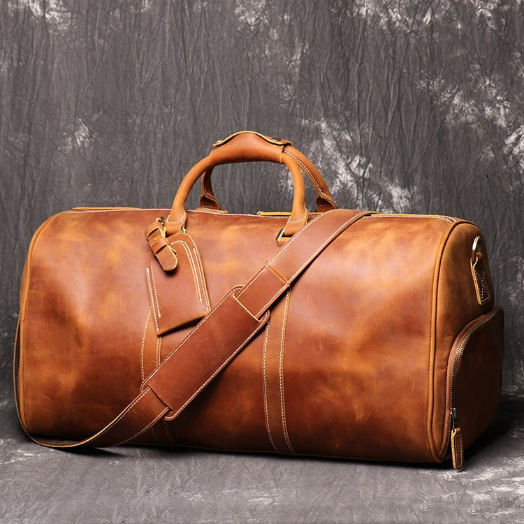 Heritage Rider Genuine Leather Travel Bag