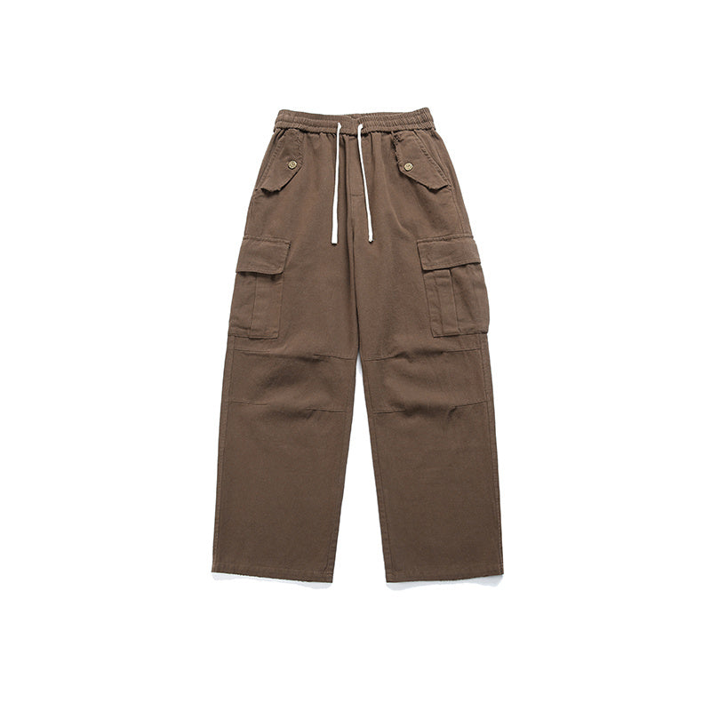 Elastic Waist Casual Pants For Men And Women