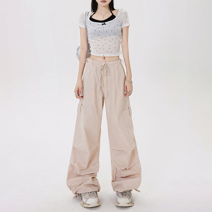 Verstellbare Taille Atmungsaktive Arbeitskleidung Freizeithose Damen