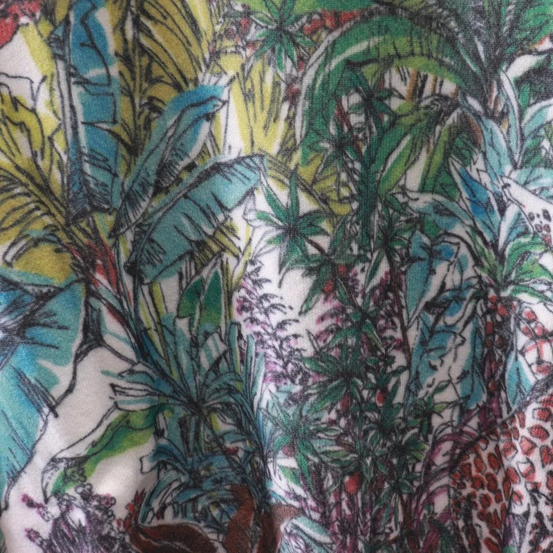 Coconut Tree Print Women Sweater